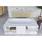 Riho Burgos cada freestanding 180x102 cm, compozit Solid Surface - imagine 5