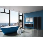 Riho Bilbao cada freestanding 170x80 cm, compozit Solid Surface - imagine 5
