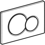 Geberit Sigma01 clapeta de actionare dubla, crom mat - imagine 3