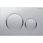 Geberit Sigma20 clapeta de actionare dubla, crom mat EasyToClean