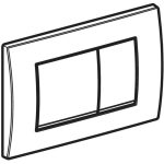 Geberit Delta30 clapeta de actionare dubla, alb - imagine 3