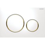 Geberit Sigma20 clapeta de actionare dubla, alb/auriu