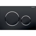 Geberit Sigma20 clapeta de actionare dubla, negru/crom lucios