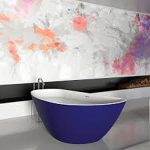 Riho Granada cada freestanding 170x80 cm, stanga, compozit Solid Surface - imagine 3