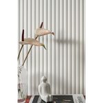 Mardecor Lamelli Stretto White profil inchidere stanga alb 2700x36x12 mm, posibilitate vopsire - imagine 8