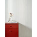 Mardecor Lamelli Stretto White riflaj decorativ alb 2700x125x12 mm, posibilitate vopsire - imagine 10