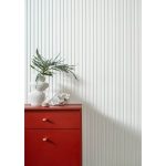Mardecor Lamelli Medio White riflaj decorativ alb 2700x126x12 mm, posibilitate vopsire - imagine 8