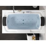Riho Thermae Line Lisette 195x105 cm, tetiere gri - imagine 2
