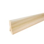 Barlinek plinta lemn P20, furnir frasin lac alb mat, 2200x58x20 mm, cod P2002031A