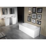 Riho Madrid cada freestanding 180x85 cm, compozit Solid Surface - imagine 4