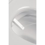 Roca Multiclean M3 capac wc cu functie de bideu soft close, formă rotundă, alb - imagine 6