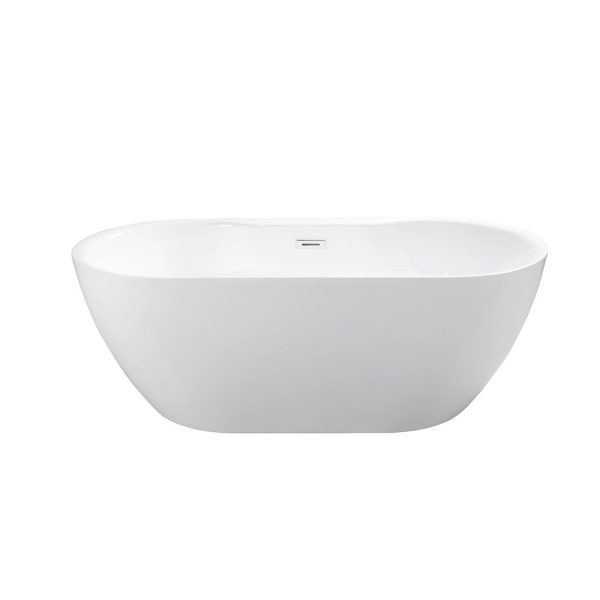 Besco Navia cada freestanding 150x80 cm, acril, alb