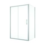Sanswiss Ocelia cabina de dus 140x80 cm, usa culisanta 140 cm si panou fix 80 cm, sticla securizata de 5 mm - imagine 2