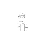 Roca Ona dozator sapun lichid pentru blat, beige nisip - imagine 7