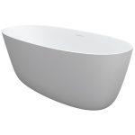 Riho Oval cada freestanding 160x72 cm, compozit Solid Surface