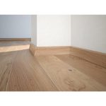 Barlinek plinta lemn P20, furnir stejar lac alb mat, 2200x58x20 mm, cod P2001031A - imagine 2