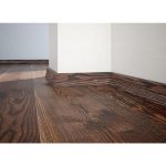 Barlinek plinta lemn P20, furnir frasin baituit coffee lacuit, 2200x58x20 mm, cod P2002062A - imagine 2