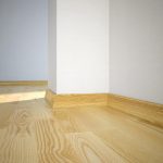 Barlinek plinta lemn P20, furnir frasin lac, 2200x58x20 mm, cod P2002011A - imagine 2