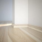 Barlinek plinta lemn P20, furnir stejar uleiat alb, 2200x58x20 mm, cod P2001041A - imagine 2