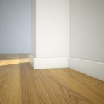 Barlinek plinta alba lemn P70, lemn baituit alb lacuit, 2200x70x16 mm, cod P7027362A - imagine 2