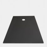 Imperma Senia cadita dus 100x170 cm, compozit, sifon inclus, antracit - imagine 2