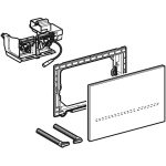 Geberit Sigma80 clapeta electronica de actionare, sticla, negru lucios - imagine 3