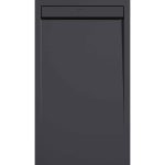 Stone Smart cadita dus 90x130 cm, compozit, sifon inclus, antracit