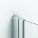 Sanswiss Solino paravan de cada 75 cm, pivotant stanga-dreapta, sticla securizata de 6 mm, crom - imagine 5
