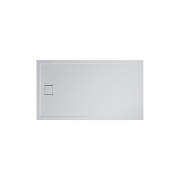 Sanswiss Livada W20AS cadita dus 80x90 cm, marmura sintetica, alb