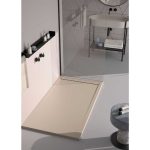 Stone Smart cadita dus 90x160 cm, compozit, sifon inclus, antracit - imagine 4