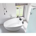 Riho Toledo cada freestanding 158x110 cm, compozit Solid Surface - imagine 3