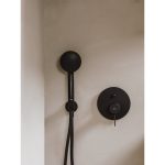 Roca Cala set promo 6 in 1 pentru sistem de dus incastrat, negru mat - imagine 8
