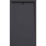 Stone Cach Ardesia cadita dus 90x210 cm, compozit, sifon inclus, antracit - imagine 2