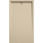 Stone Cach Ardesia cadita dus 90x200 cm, compozit, sifon inclus, crem - imagine 2