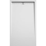 Stone Cach cadita dus 90x210 cm, compozit, sifon inclus, alb - imagine 2