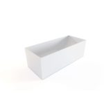 West Spring cada freestanding 170,5x72 cm, compozit Solid Surface - imagine 2