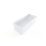 West Spring cada freestanding 170,5x72 cm, compozit Solid Surface - imagine 3