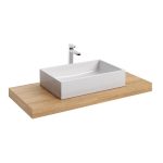 Ravak Formy 01 lavoar pe blat 60x39 cm alb - imagine 3