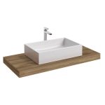 Ravak I blat pentru lavoar 120x55 cm nuc inchis - imagine 2
