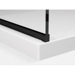 Sanswiss Walk-in Easy Black Line paravan dus 70x200 cm sticla securizata de 8 mm, negru mat - imagine 7