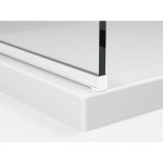 Sanswiss Walk-in Easy White Line paravan dus 90x200 cm sticla securizata de 8 mm - imagine 6