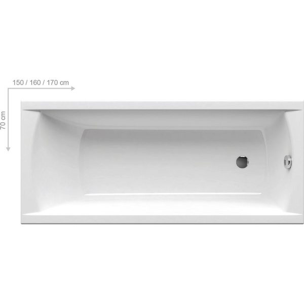 Ravak cada Classic II 140x70 cm