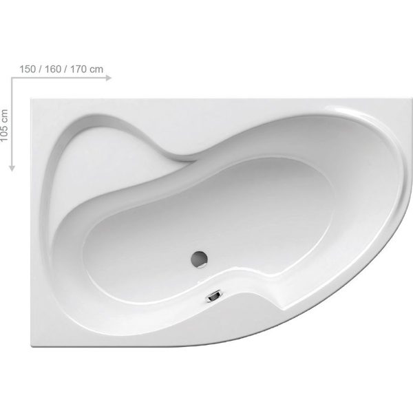 Ravak cada Rosa II R 150х105 cm
