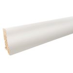 Barlinek plinta lemn P20, folie alba, 2200x58x20 mm, cod P2018101A