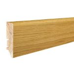 Barlinek plinta lemn P6P, furnir stejar lac, 2200x60x15,5 mm, cod P6P01011A