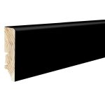 Barlinek plinta lemn P6P, folie neagra, 2200x60x15,5 mm, cod  P6P28101A