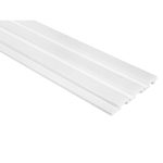 Mardecor Lamelli Medio White riflaj decorativ alb 2700x126x12 mm, posibilitate vopsire