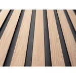 Mardecor Lamelli Medio Light Oak profil inchidere stanga stejar deschis 2700x28x12 mm - imagine 3