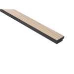 Mardecor Lamelli Medio Light Oak profil inchidere stanga stejar deschis 2700x28x12 mm