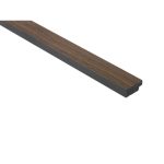 Mardecor Lamelli Medio Dark Oak profil inchidere stanga stejar inchis 2700x28x12 mm